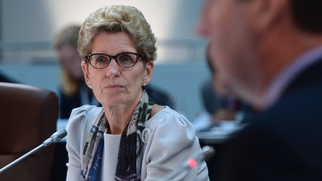 La première ministre Kathleen Wynne La première ministre Kathleen Wynne