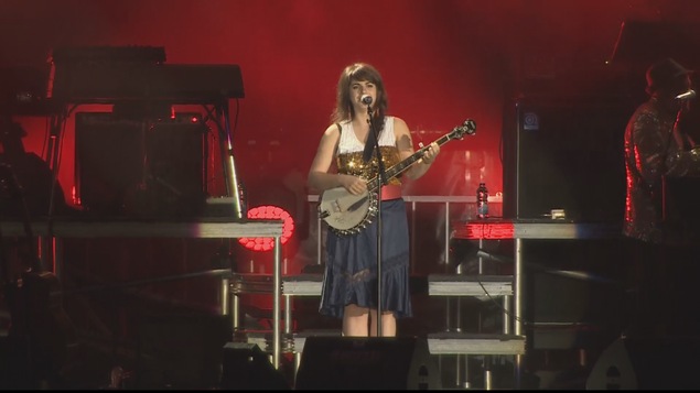Lisa LeBlanc lors de la soirée Acadie Rock Lisa LeBlanc lors de la soirée Acadie Rock