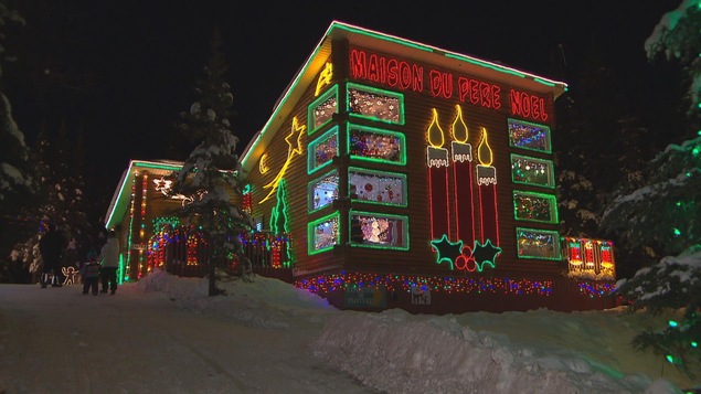 La Maison du Père Noël à Girardville.