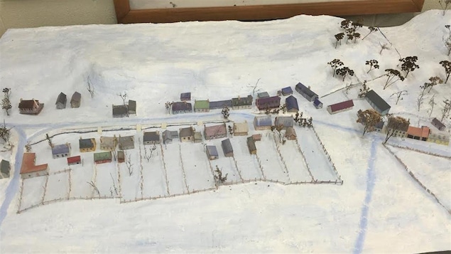 Maquette de l'ancien village des Tanneries Maquette de l'ancien village des Tanneries