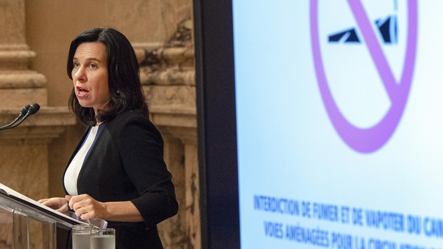Valérie Plante en point de presse