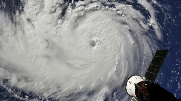 L'ouragan Florence vu de l'espace