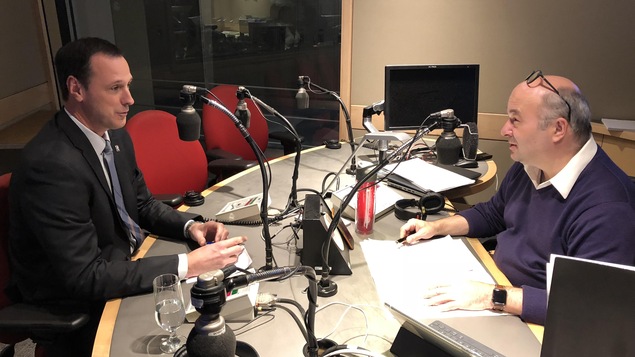 Le ministre de l'Éducation du Québec Jean-François Roberge