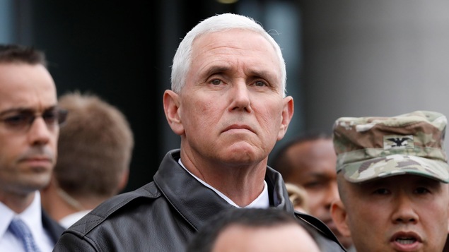 Le vice-président des États-Unis, Mike Pence le 17 avril 2017