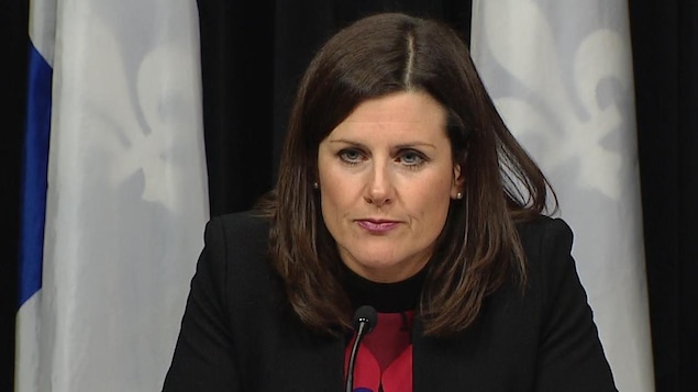 La ministre de la Justice du Québec, Stéphanie Vallée La ministre de la Justice du Québec, Stéphanie Vallée