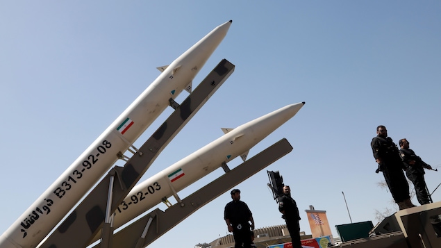 Des missiles iraniens sont présentés au public à Téhéran en juin dernier. Des missiles iraniens sont présentés au public à Téhéran en juin dernier.