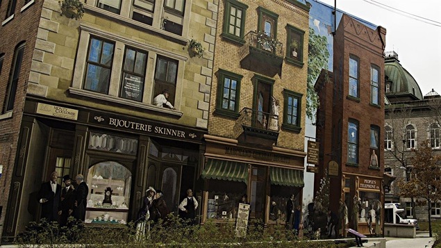 Murales en trompe-l'œil à Sherbrooke Murales en trompe-l'œil à Sherbrooke