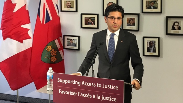 Yasir Naqvi, procureur général de l’Ontario Yasir Naqvi, procureur général de l’Ontario