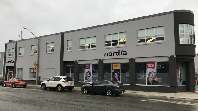 La façade du bâtiment de l'entreprise Nordia.