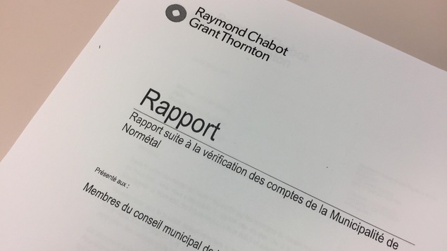 Le rapport de vérification des comptes de la municipalité de Normétal