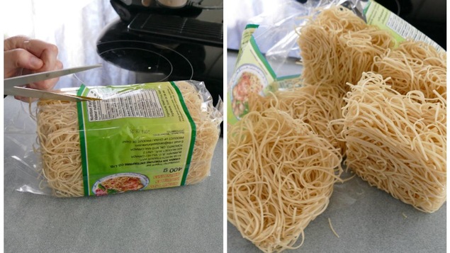 Les nouilles chinoises. Les nouilles chinoises.