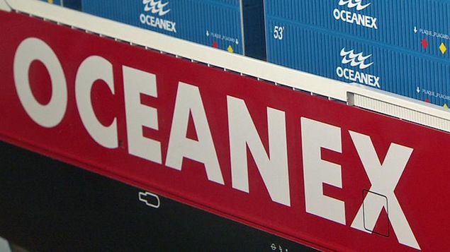 Un porte-conteneurs d'Oceanex