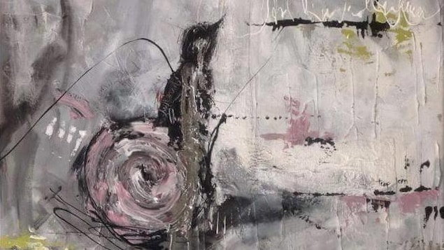 Oeuvre de l'artiste Annie Rodrigue intitulée Mémonik - Trop loin Oeuvre de l'artiste Annie Rodrigue intitulée Mémonik - Trop loin