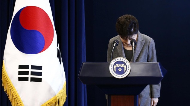 La présidente sud-coréenne Park Geun-hye La présidente sud-coréenne Park Geun-hye
