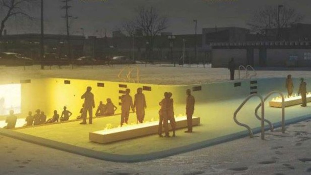 La proposition de Jean-Daniel Mercier et d'Alexandre Guilbeault pour utiliser les piscines publiques en hiver. La proposition de Jean-Daniel Mercier et d'Alexandre Guilbeault pour utiliser les piscines publiques en hiver.