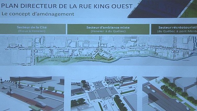 Le plan directeur de la rue King Ouest. Le plan directeur de la rue King Ouest.