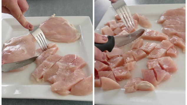 Le poulet. Le poulet.