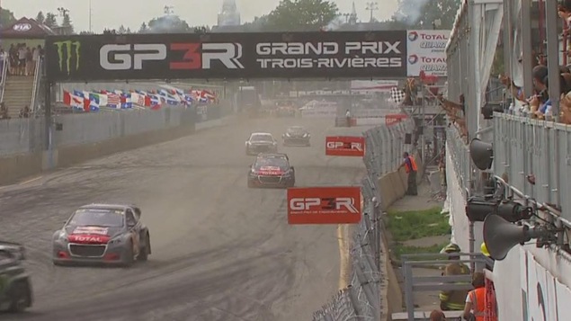 Course de rallycross au Grand prix de Trois-Rivières