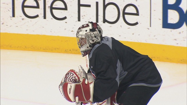 Raphaël Girard lors de son entraînement avec le Canadien de Montréal Raphaël Girard lors de son entraînement avec le Canadien de Montréal