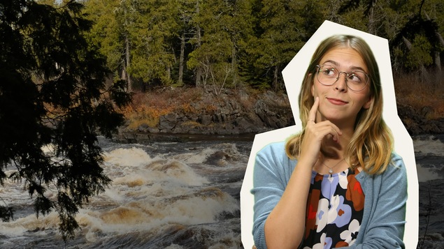 Rosalie Dumais-Beaulieu devant une forêt