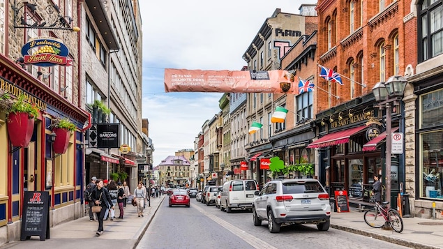 La rue St-Jean à Québec