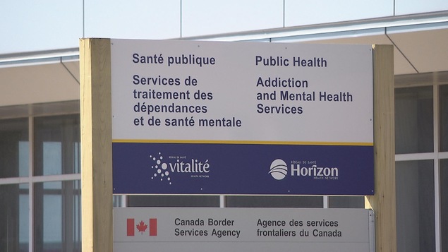 Une affiche du bureau de santé mentale de Moncton Une affiche du bureau de santé mentale de Moncton