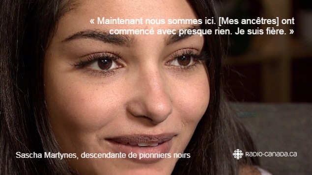 Sascha Martynes, descendante de pionniers noirs en Saskatchewan. Sascha Martynes, descendante de pionniers noirs en Saskatchewan.