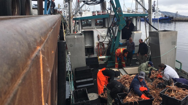 La cargaison du LKC a pu être déchargée vendredi à Sept-Îles. La cargaison du LKC a pu être déchargée vendredi à Sept-Îles.