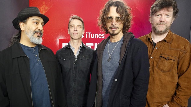 Kim Thayil, Matt Cameron, Chris Cornell et Ben Shepherd de Soundgarden en 2014