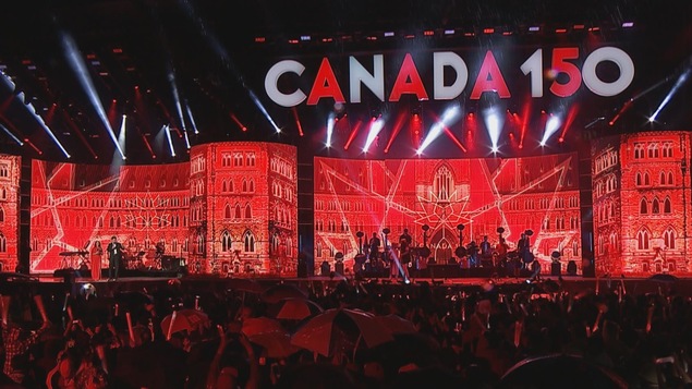 Une scène aux couleurs du Canada