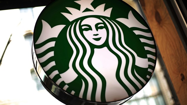 Le logo de Starbucks.