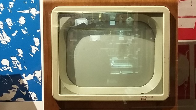 Un téléviseur de 1950 de la collection de Radio-Canada
