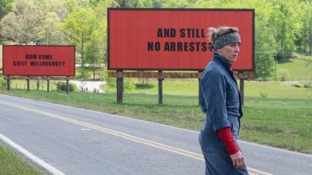 Frances McDormand dans le film Three Billboard Outside Ebbing, Missouri. Frances McDormand dans le film Three Billboard Outside Ebbing, Missouri.