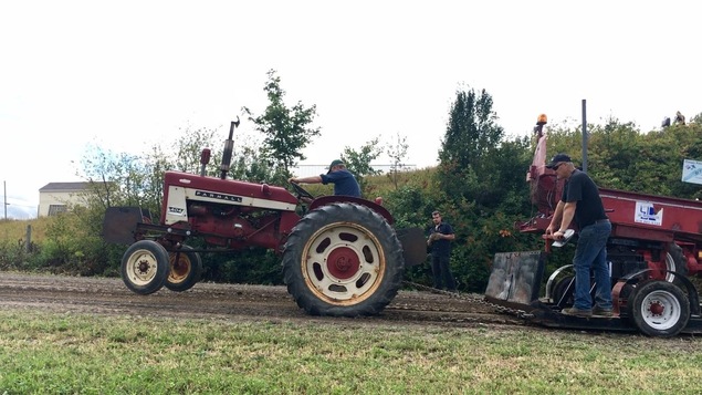 Tire de tracteurs antiques