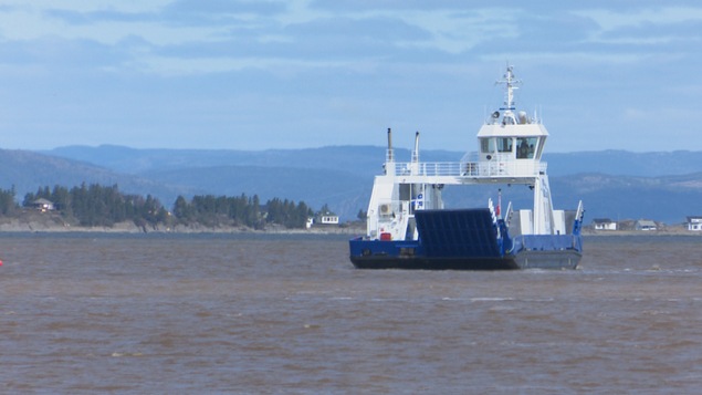 Le navire a touché le fond près du quai de L'Isle-Verte Le navire a touché le fond près du quai de L'Isle-Verte