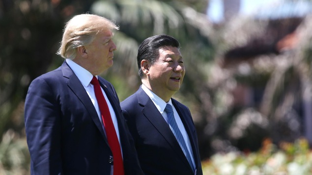 Le président américain et son homologue chinois Xi Jinping. Le président américain et son homologue chinois Xi Jinping.