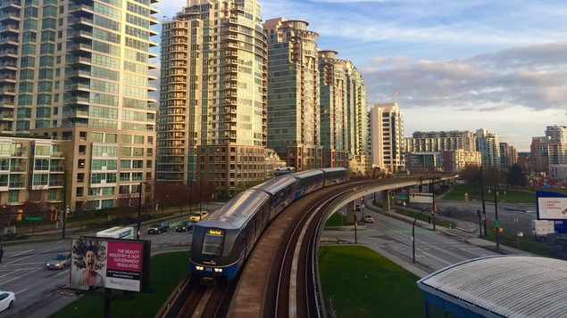 Le Skytrain à Vancouver