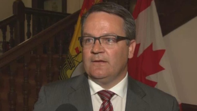 Le ministre de la Santé du N.-B., Victor Boudreau Le ministre de la Santé du N.-B., Victor Boudreau
