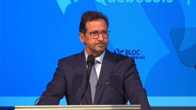 Le chef du Bloc québécois, Yves-François Blanchet
