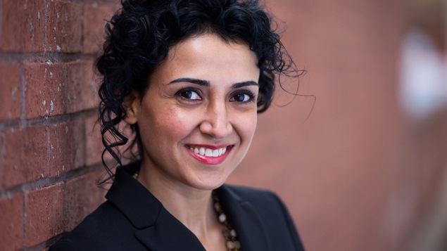 Afsoon Houshidari, avocate et raconteuse, est au Musée Canadien des droits de la personne à Winnipeg