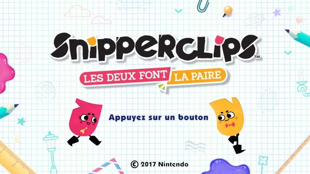 Le jeu vidéo Snippperclips est en vente sur la Nintendo Switch. Le jeu vidéo Snippperclips est en vente sur la Nintendo Switch.