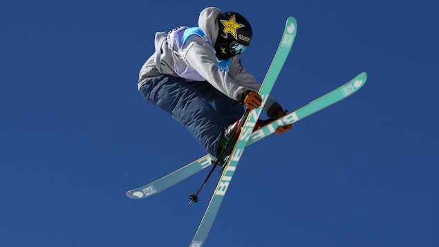 Alex Bellemare, pendant les Mondiaux, à Sierra Nevada, en mars