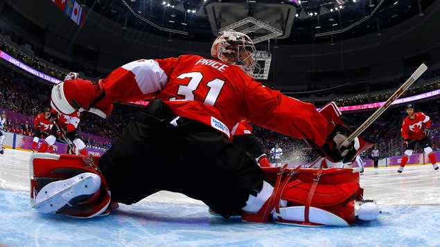 Carey Price à Sotchi Carey Price à Sotchi