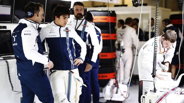 James Urwin et Lance Stroll James Urwin et Lance Stroll