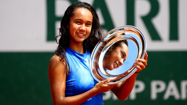 Leylah Annie Fernandez championne junior à Roland-Garros