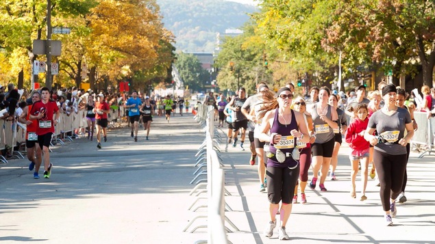 La totalité des épreuves de l'édition 2018 du Marathon international de Montréal seront courues dans les rues de la ville