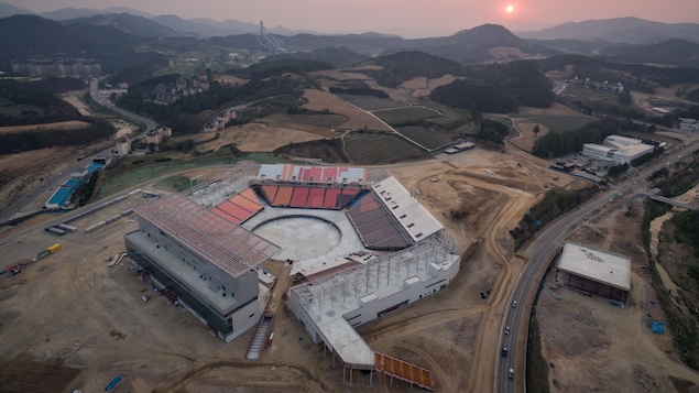 Le stade des cérémonies d'ouverture et de fermeture des Jeux d'hiver de 2018