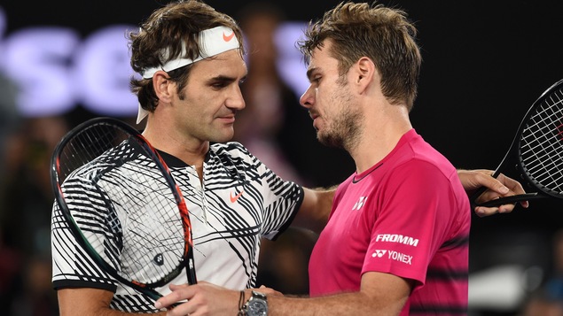 Roger Federer et Stan Wawrinka Roger Federer et Stan Wawrinka