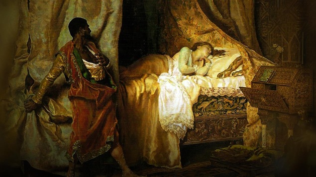Tableau : Desdemone et Othello par Antonio Muñoz Degrain
