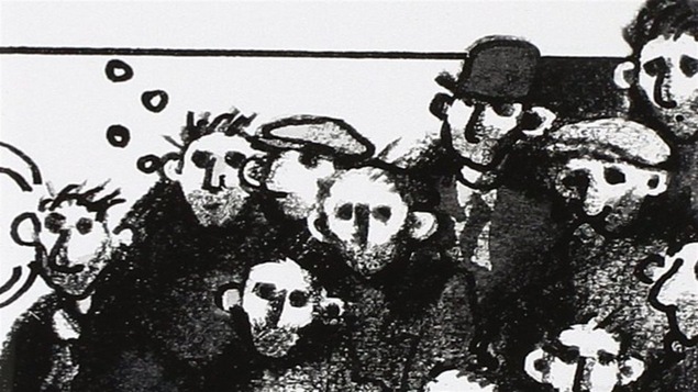 Détail de la page couverture du roman « Voyage au bout de la nuit » de Céline